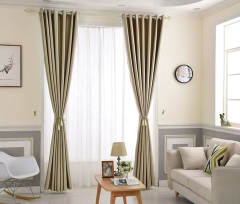Golden Beige Curtain