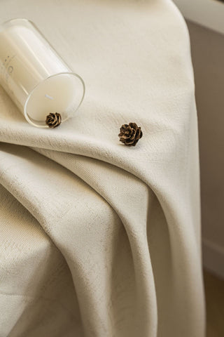 Thick Beige Curtain