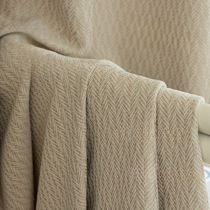 Rideau Beige Epais Salon