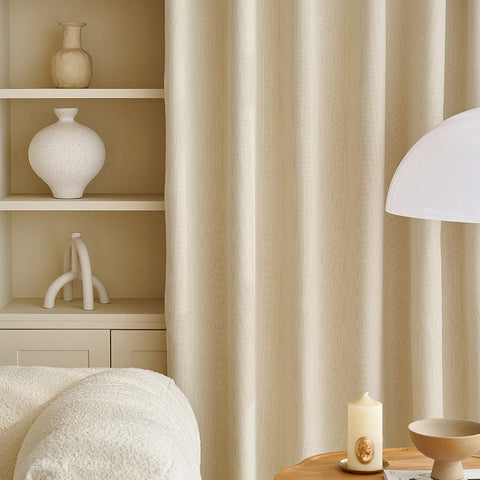 Beige Linen Curtain