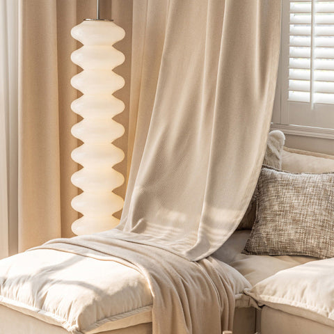 Elegant Linen Beige Curtain