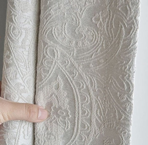 White Curtain Pattern