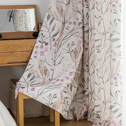 Rideau Blanc Motifs Provençaux