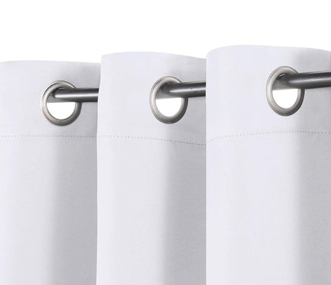 White Blackout Curtain
