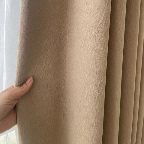 Beige Chenille Curtain