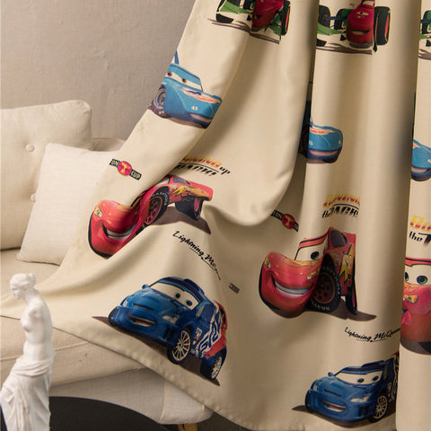 Children's Curtain Cars