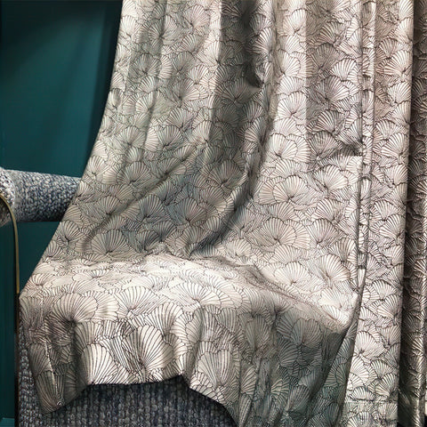 Modern Floral Curtain