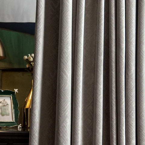 Gray Blackout Curtain