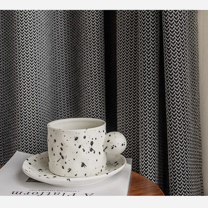 Rideau Jacquard style Japonais