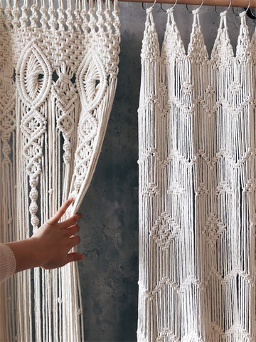 Macrame curtain (L60cm x 200cm)