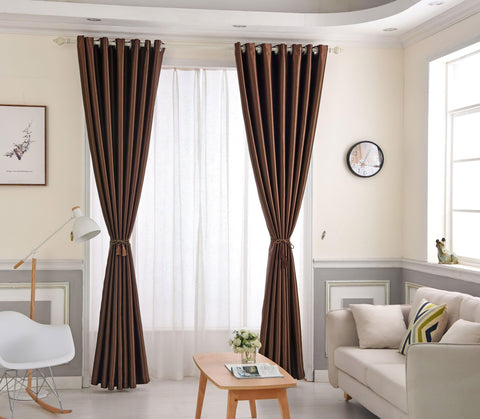 Golden Brown Curtain