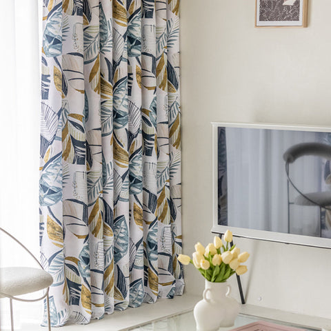 Modern Leaf Curtain