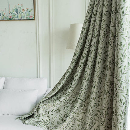 Rideau Motif Feuille