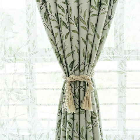 Leaf Pattern Curtain