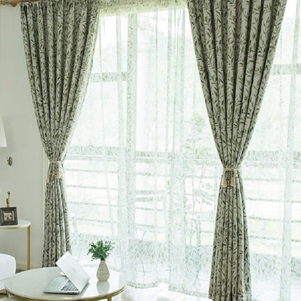 Rideau Motif Feuille