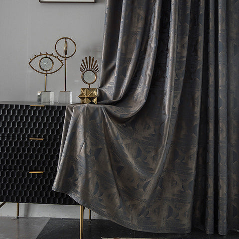 Modern Black Curtain