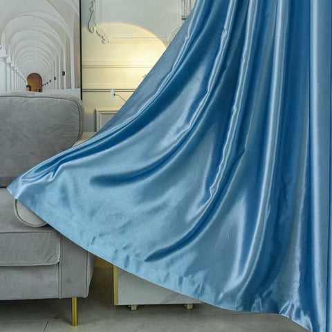 Sky Blue Blackout Curtain