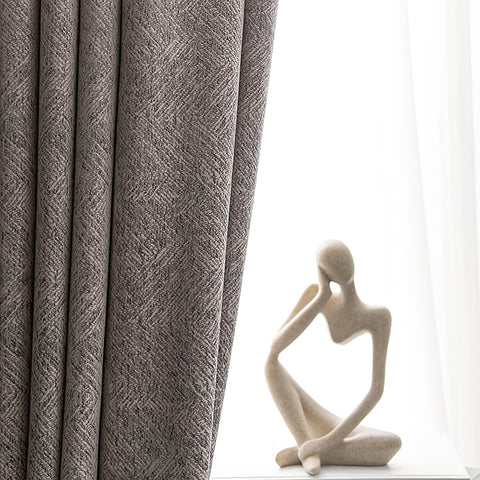 Light Gray Blackout Curtain