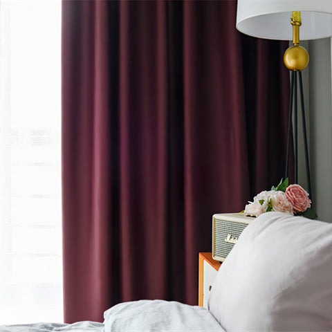 Red Blackout Curtain