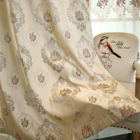 Romantic Floral Curtain