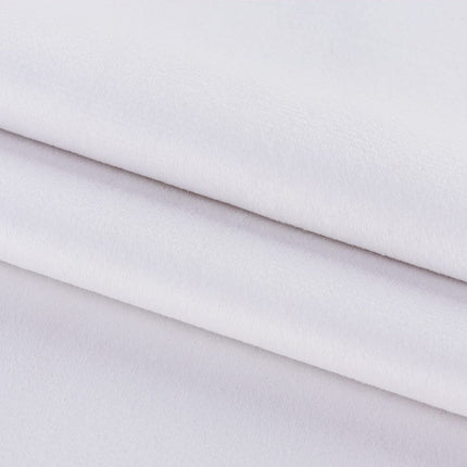 Rideau Velours Blanc
