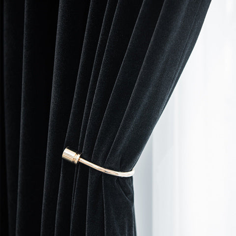 Black Velvet Curtain