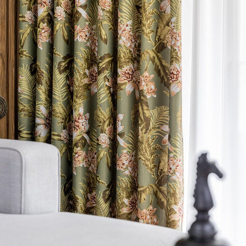 Jungle Green Curtain
