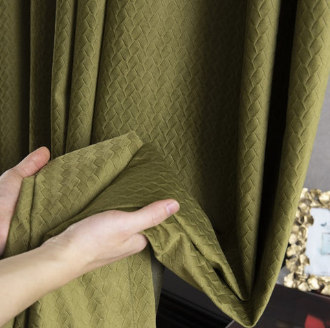 Green Blackout Curtain