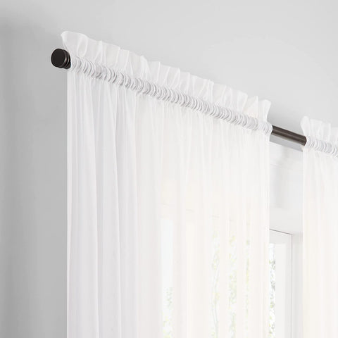White Sheer Curtain