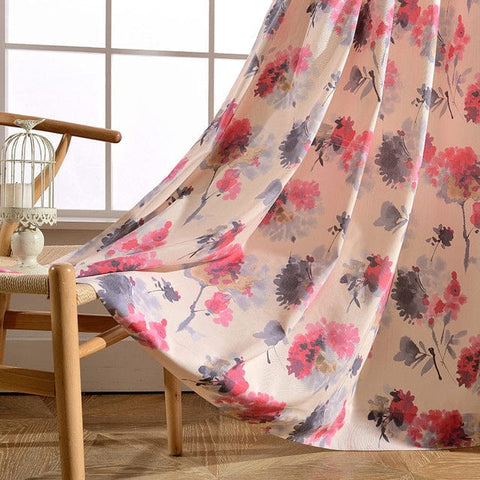 Chic Flower Curtain