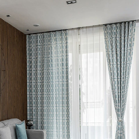 Geometric Patterned Curtain