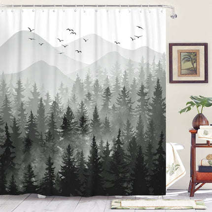 Rideau de Douche Foret (L180cm x H200cm)