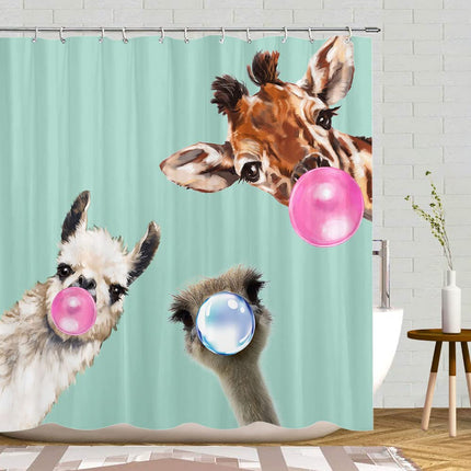 Rideau de Douche Girafe (L180cm x H200cm)