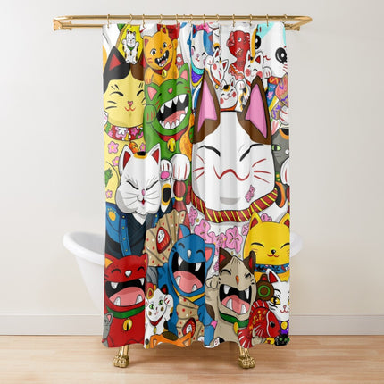 Rideau de Douche Japonais  (L180cm x H200cm)