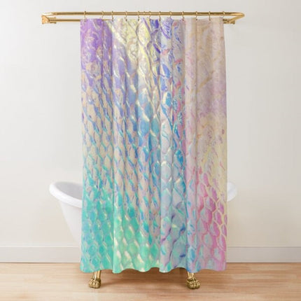 Rideau de Douche Rose  (L180cm x H200cm)