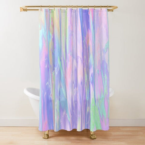Pink Shower Curtain (W71