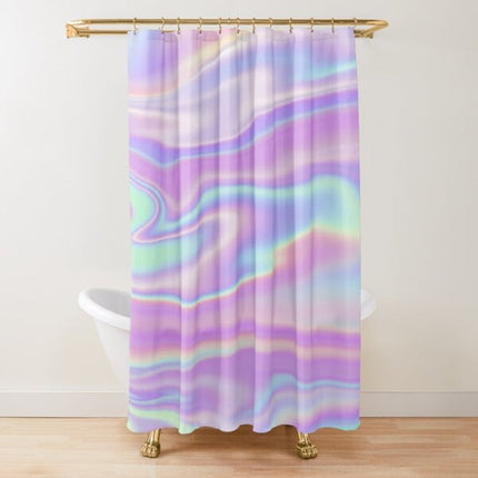 Rideau de Douche Rose  (L180cm x H200cm)