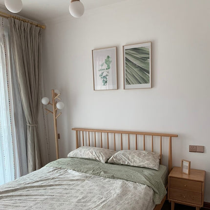 Rideau en Lin Gris