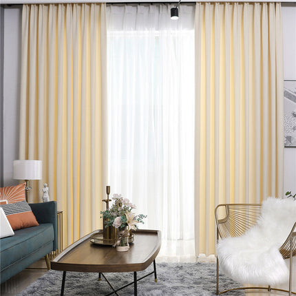Rideau en Velours Beige