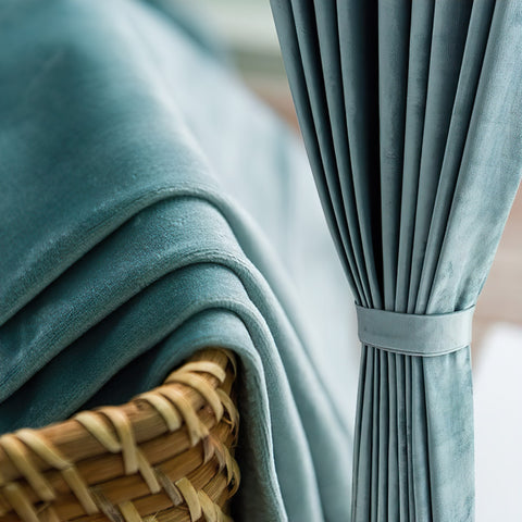 Blue Velvet Curtains
