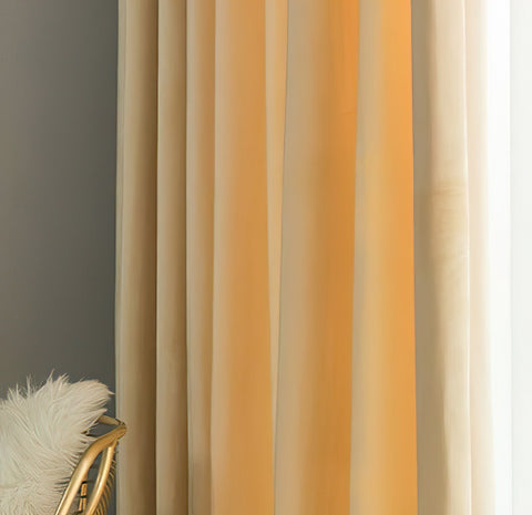 Yellow Velvet Curtains