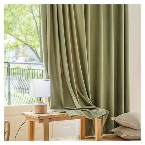 Olive Green Curtains