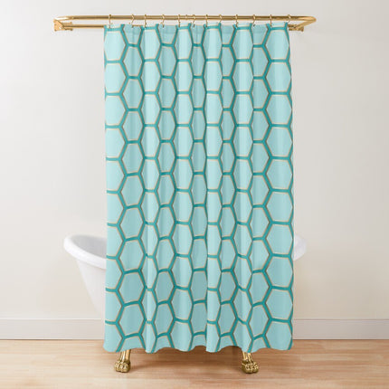 Rideu de Douche Geometrique  (L180cm x H200cm)