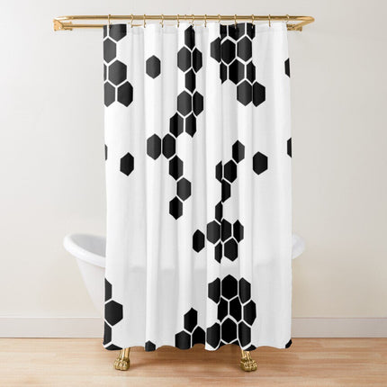 Rideu de Douche Geometrique  (L180cm x H200cm)