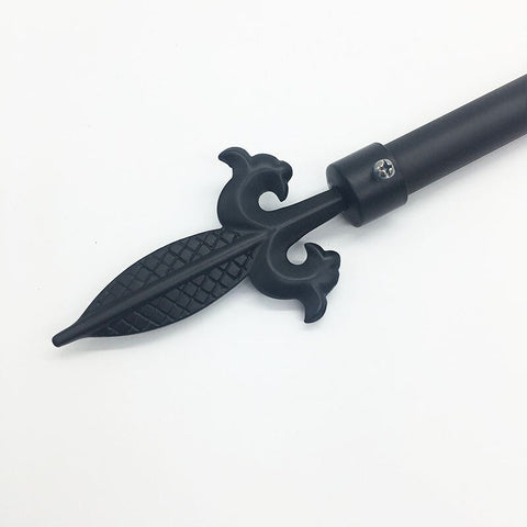 Black Curtain Rod (65-190cm)