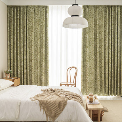 Vert motifs blanc