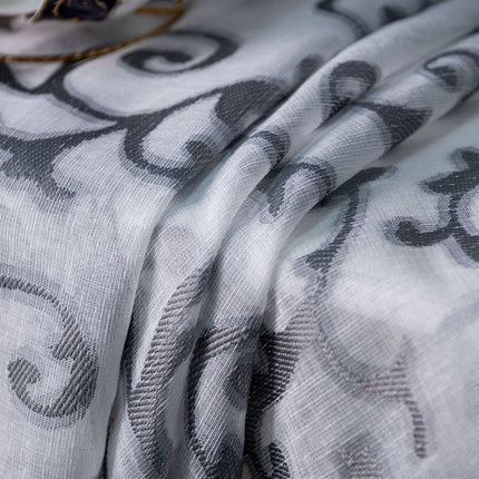 Voilage Noir motifs