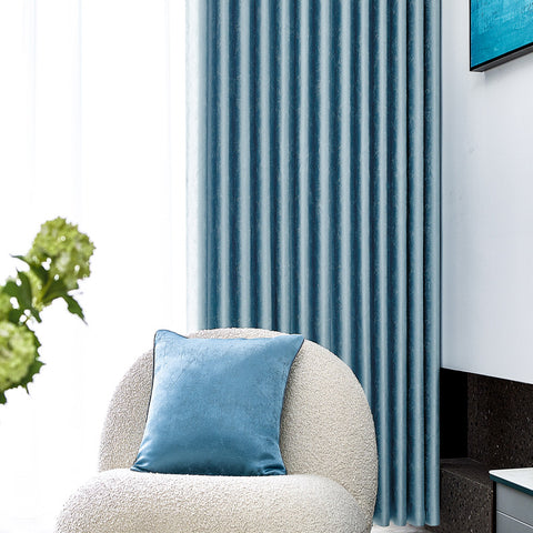 Ice Blue Curtain