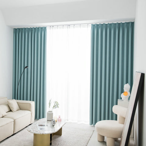 Pastel Blue Blackout Curtain