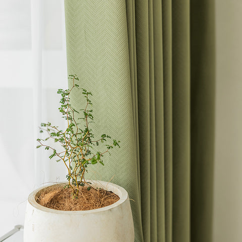 Forest Green Curtain